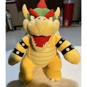 2021 Build-A-Bear Stuffed King Koopa Bowser Plush Nintendo Super Mario No Sound